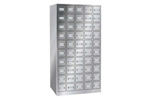 不銹鋼五十斗中藥柜